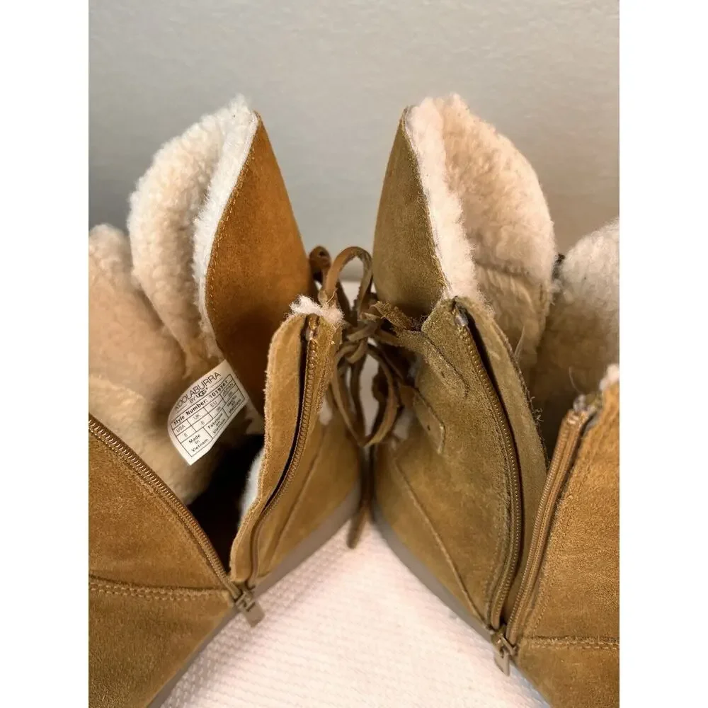 Koolaburra By UGG Shazi Short Women’s Boots Size‎ 8 Chestnut EUR 39/UK 6.….X147
